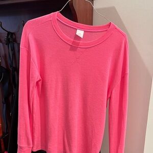 No Boundaries Hot Pink Knit Top